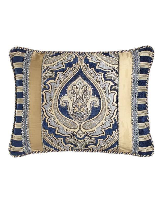 Concord Standard Pieced Sham with Cord Trim